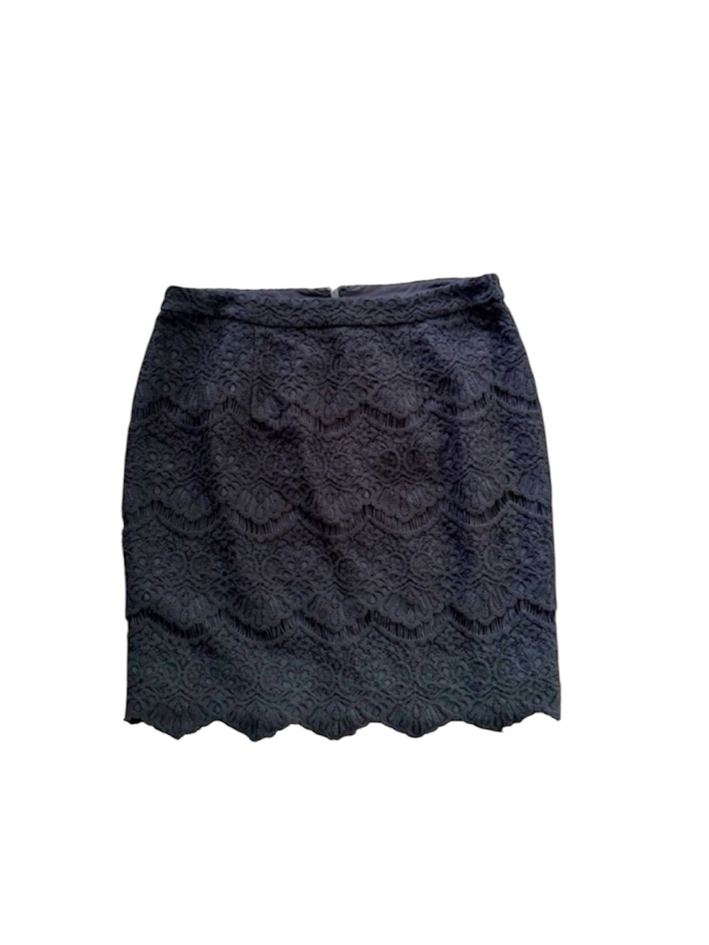 Halogen Black Lace Pencil Skirt